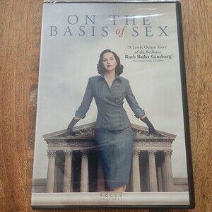 On The Basis Of Sex DVD Widescreen Felicity Jones PG-13 Universal New Sealed